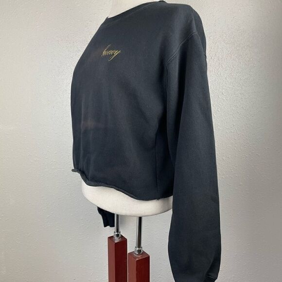 John Galt Cut Off Sweat Shirt One Size - Picture 4 of 8